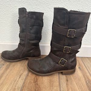 Lined Moto boots- mid calf